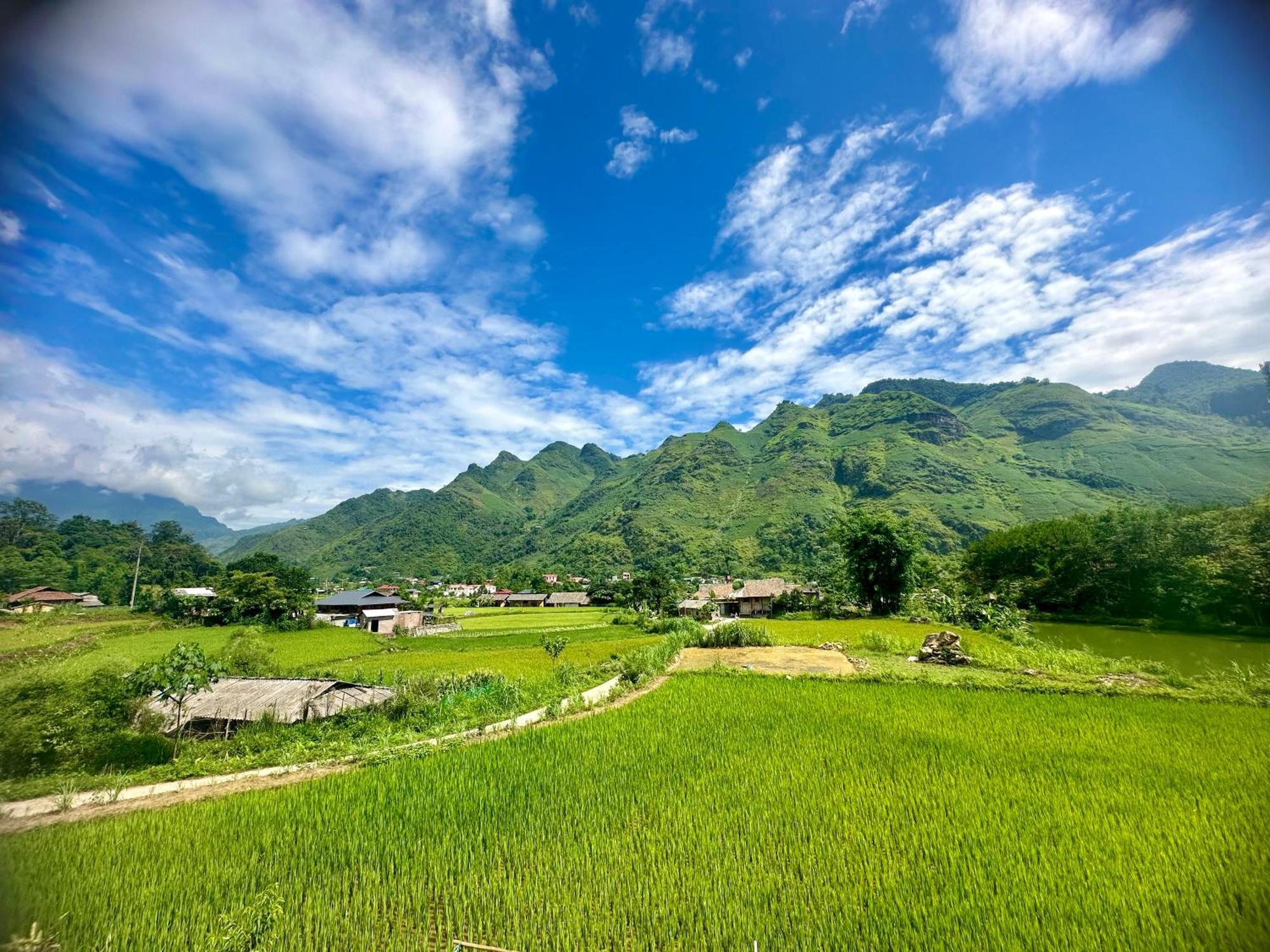 Du Gia Field View Homestay Làng Cac Exteriér fotografie